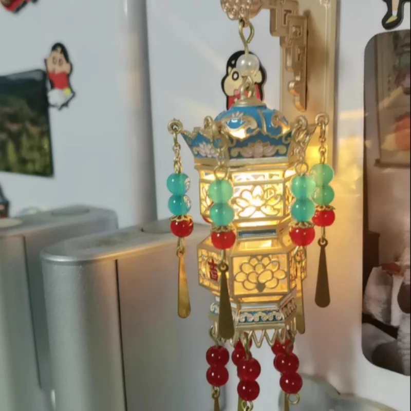 جراند جيدي فانوس مغناطيس الثلاجة متحف بكين متوهجة السياحة الصينية اللعب والهوايات عمل الشكل الرسوم المتحركة مشتق #4