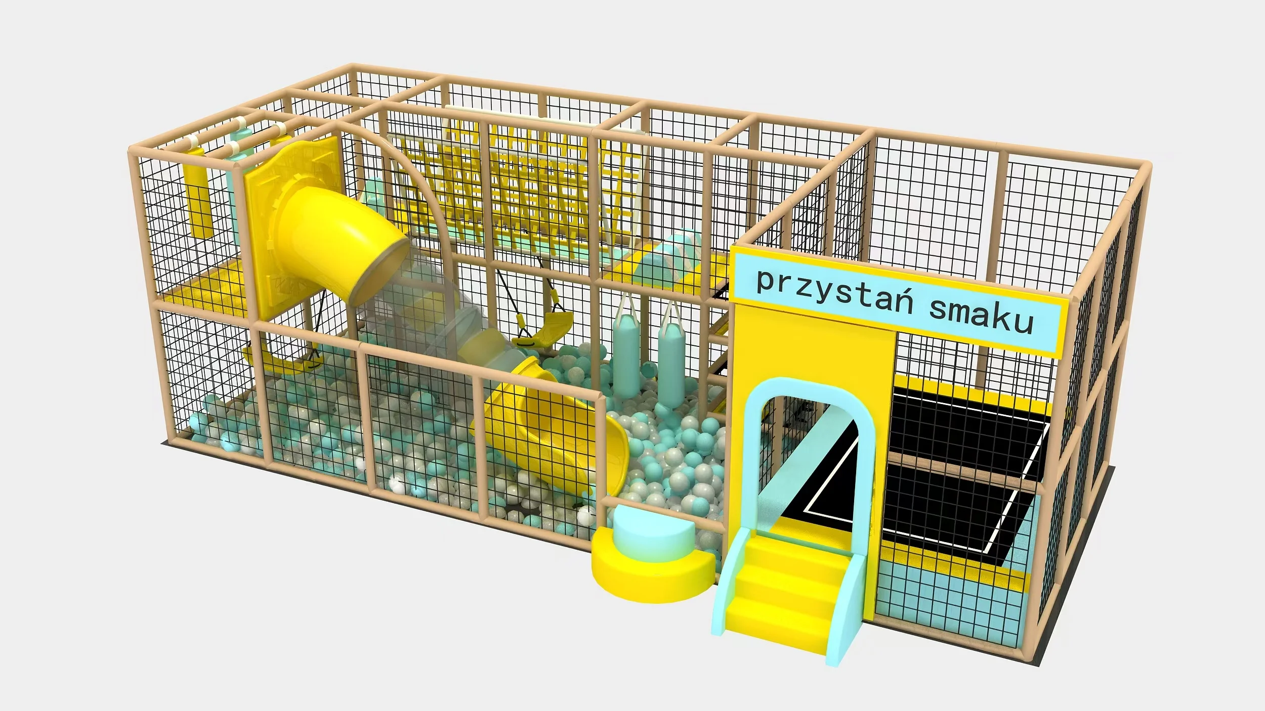 European Standard Indoor Play Equipment for Kids Shipped to Romania