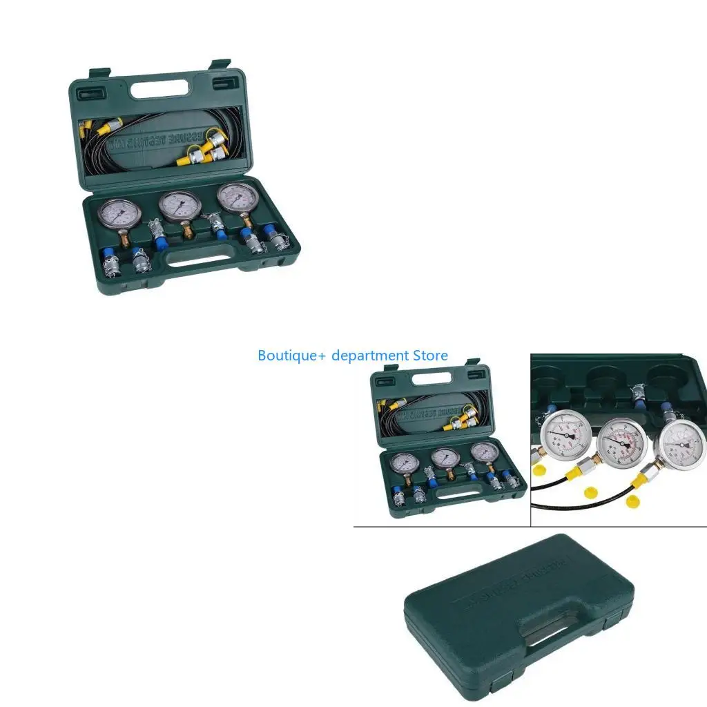 

E1PD Гидравлический тестер 250/400/600 бар, комплект для испытания гидравлического давления, комплект гидравлических манометров