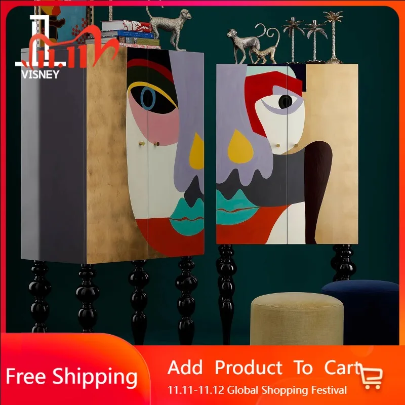 

Shelves Living Room Bar Cabinet Mobile Storage Restaurant Wine Cabinet Display Luxury Whiskey Cocktai Armoire Trendy Furniture