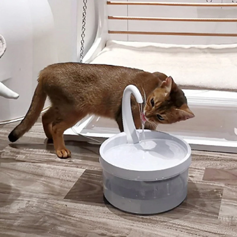 Intelligent Cat Drinking Water Fountain Automatic Circulating Water Dispenser Silent Water Filtration With Night Vision