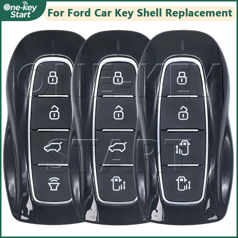 Smart Remote Car Key Shell Replacement For Ford EQUATOR Sport JMC Plus 5 6 7 Sport EcoBoost 【ONE-KEY START】
