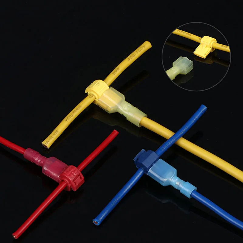 120/240/480Pcs Quick Electrical Cable Connectors Snap Splice Lock Wire Terminal Crimp Car Electric Wire Connector Audio Kit