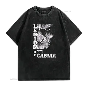 Legion Of Caesar Cult Menyenangkan Gorila Marah Kera Keren Planet Alam Monyet Kaus vintage Vintage Dicuci Lembut Grafis Nyaman 6 penjualan terbaik planet kera - №