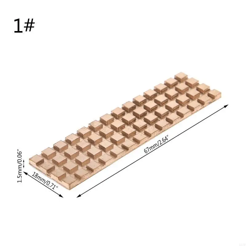 462E Copper for M.2 NGFF Heatsink for Cooling for M.2 NVME 2280 SSD Radiator for Enterprise-Class Server or