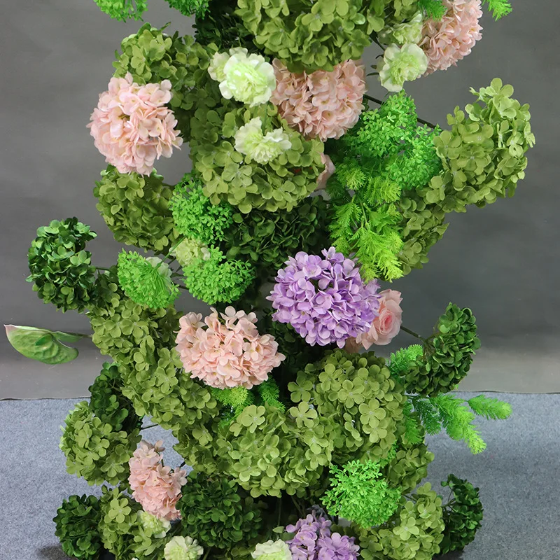 Wedding Props Mori Flower Strips Stage Road Guide Ornament Wedding Hall Decoration Floral Hotel Commercial Meichen Landscape