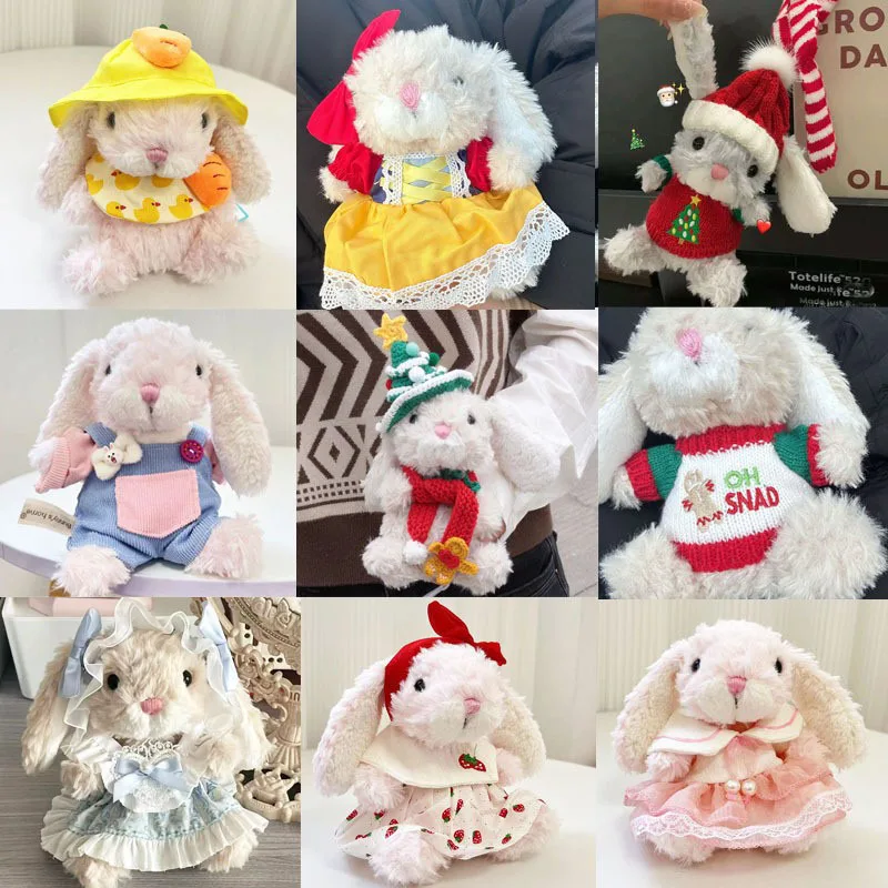 For Jellycat Reindeer Peanut bunny Sweater Christmas Style Accessories Clothes Camera Accessories Cute Wear Elk Peanuts