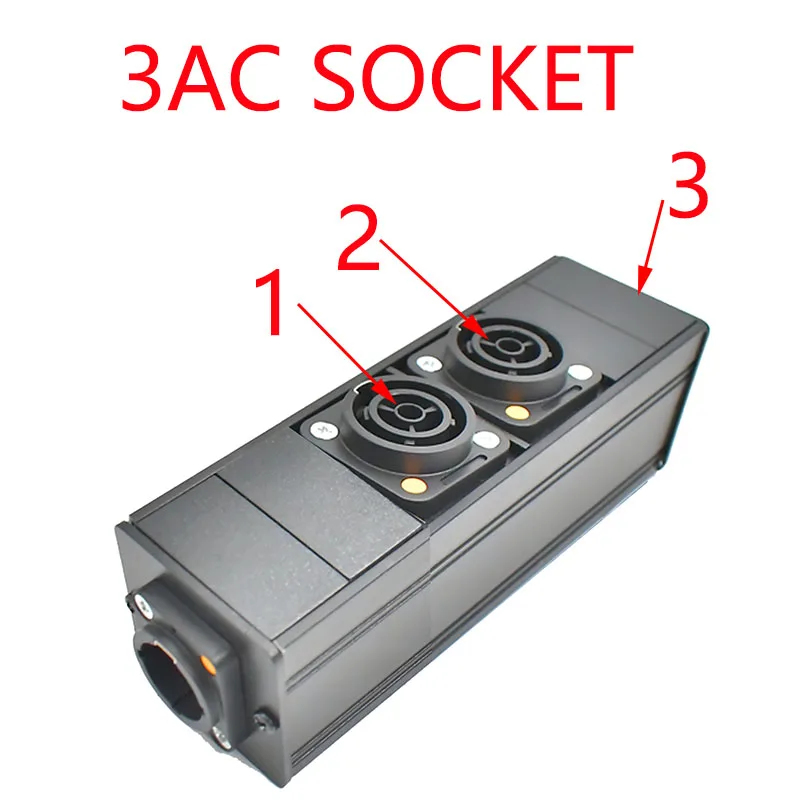 NAC3FPX NAC3MPX PDU Power strip Schuko Powerlink box audio 3P aviation socket