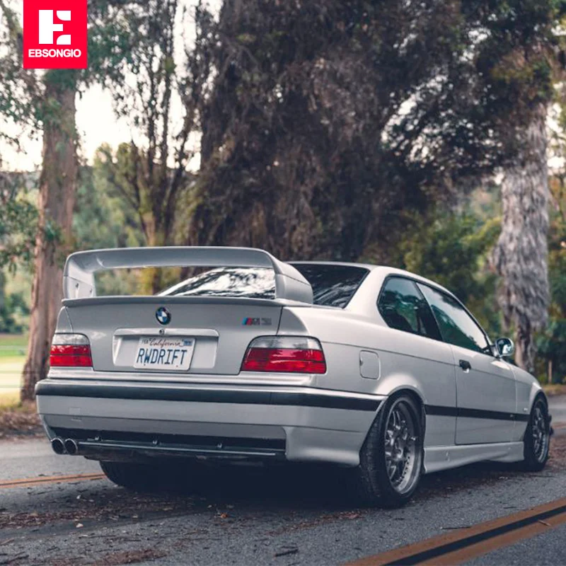 E36 Rear Trunk Spoiler For BMW E36 M3 Spoiler 1990-2000 BMW M3 Series GT Style Spoiler ABS Exterior Rear Spoiler Tail Trunk Boot