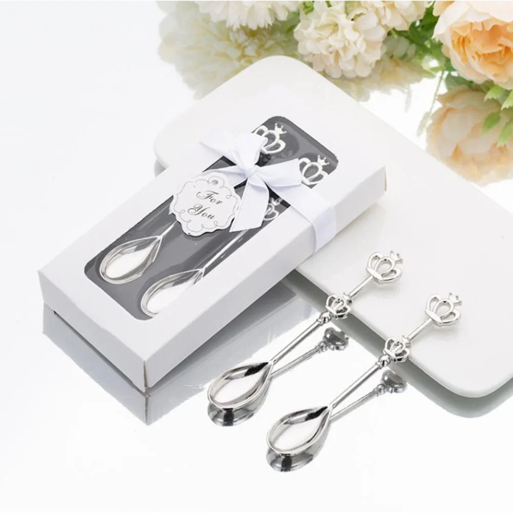 150pcs Wedding Souvenir Creative Gift Coffee Spoon With Musical Note And Clover Handle For Guest Cuchara De Cafe De Boda image 5