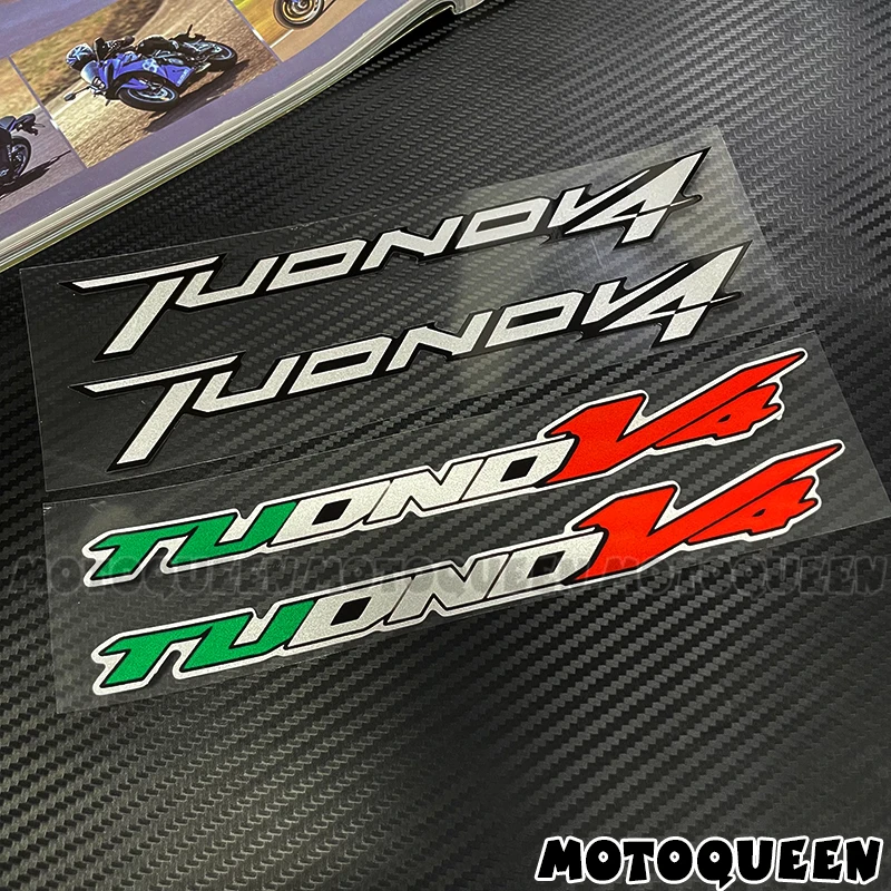 

For Aprilia TUONOV4 TUONO V4 Be A Racer Sticker Motorcycle Helmet Wheel Rims Fuel Tank Pad Side Emblem Label Decals Stickers