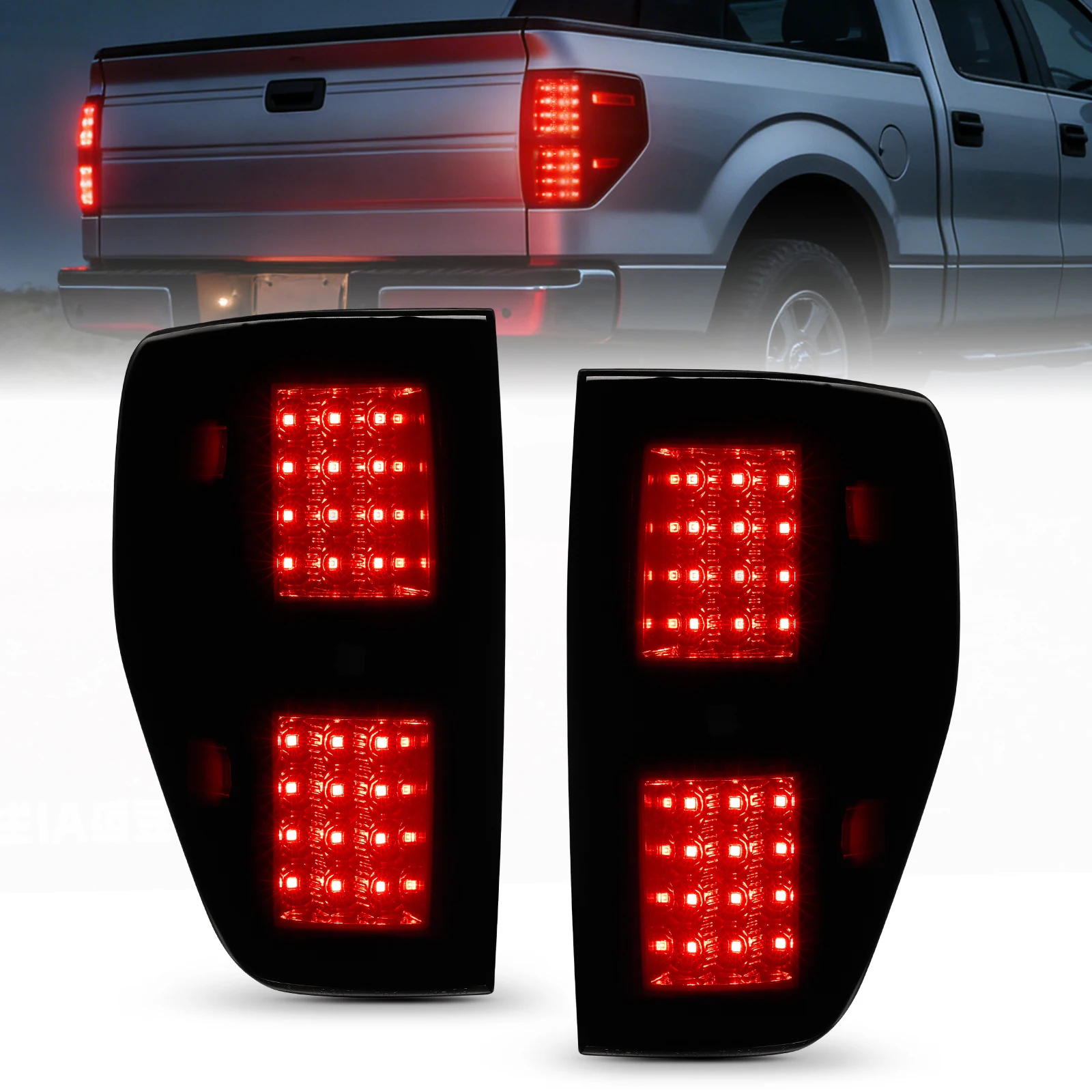 

Car LED Tail Lights Rear Brake Turn Signal Lamps Left or Right Side For Ford F-150 2009-2014