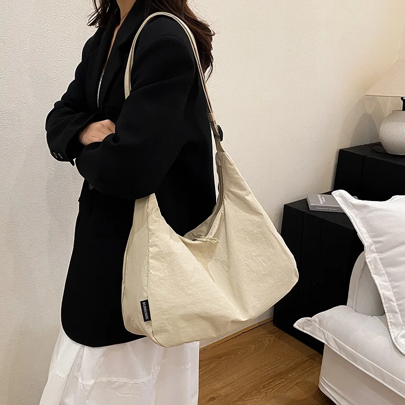 

Women Nylon Cloth Shoulder Crossbody Bag High Quality Casual Travel Female Messenger Bag Large Capacity Fashion Lady Handbag