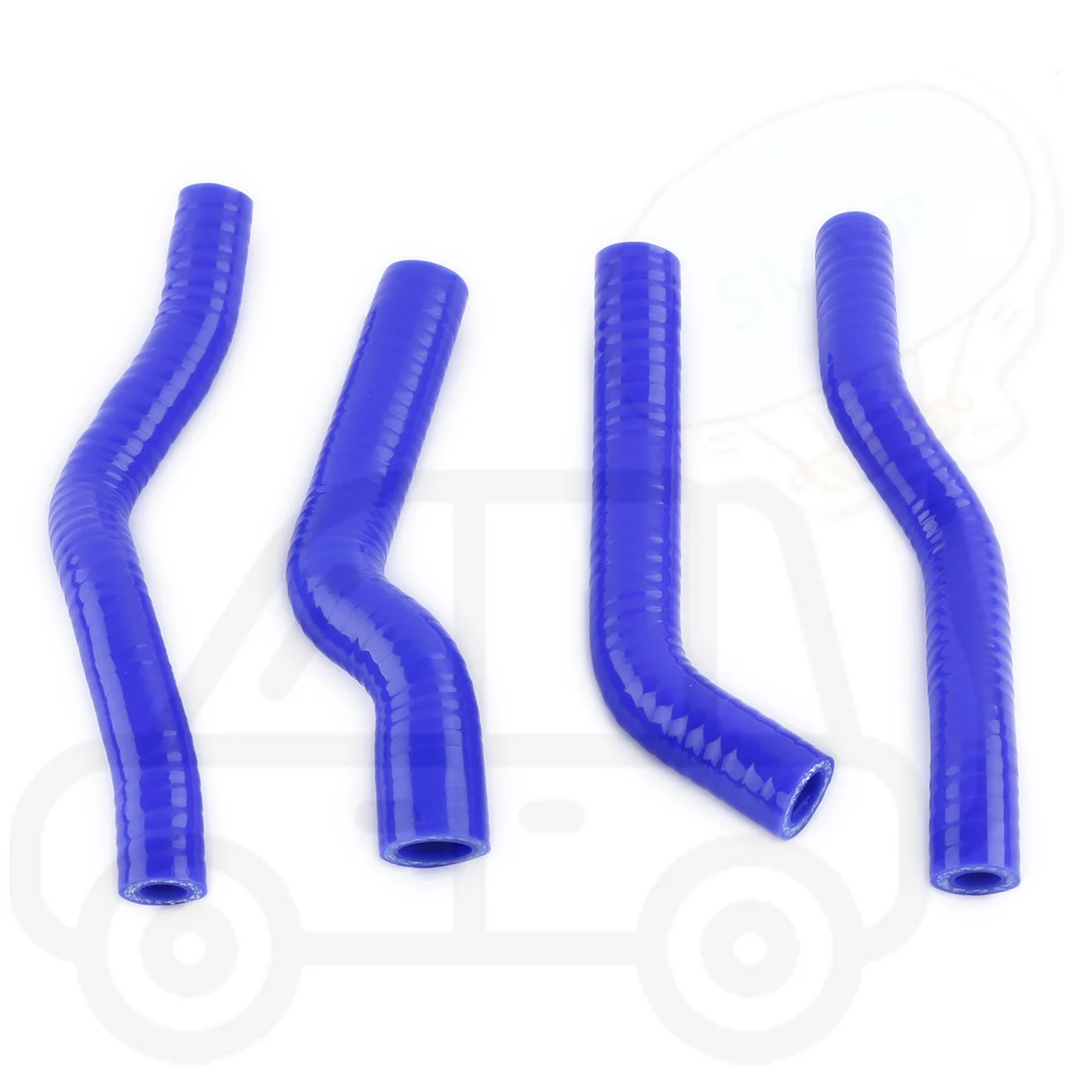 

4PCS 3PLY Silicone Radiator Coolant Tube Pipe Hose Kit For Honda CRM250R CRM 250 R 1994 1995 1996 Motorcycle Upper and Lower