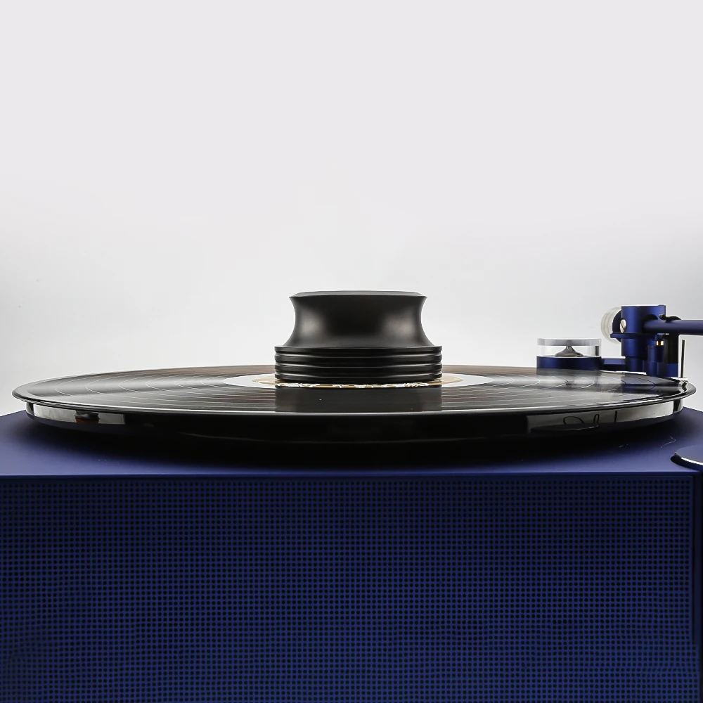 Audiocrast L410S/B Record Weight Stabilizer Vinyl Turntable Clamp Aluminum Vibration Reducer for LP Vinyl Record Weight Player