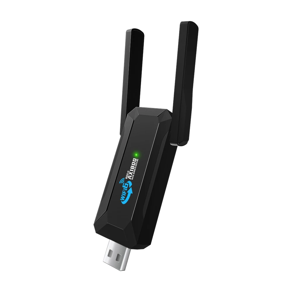 AX1800 Wireless Network Adapter 2.4GHz 5GHz High Gain Dual Band WiFi 6 Adapter