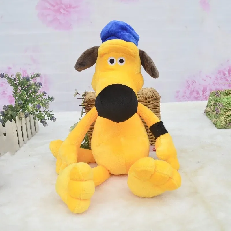 

50cm Cartoon Yellow Shepherd Plush Toy Soft Fill Animal Stuffed Toy Cute Puppy Pillow Doll Decoration Doll Birthday Xmas Gift