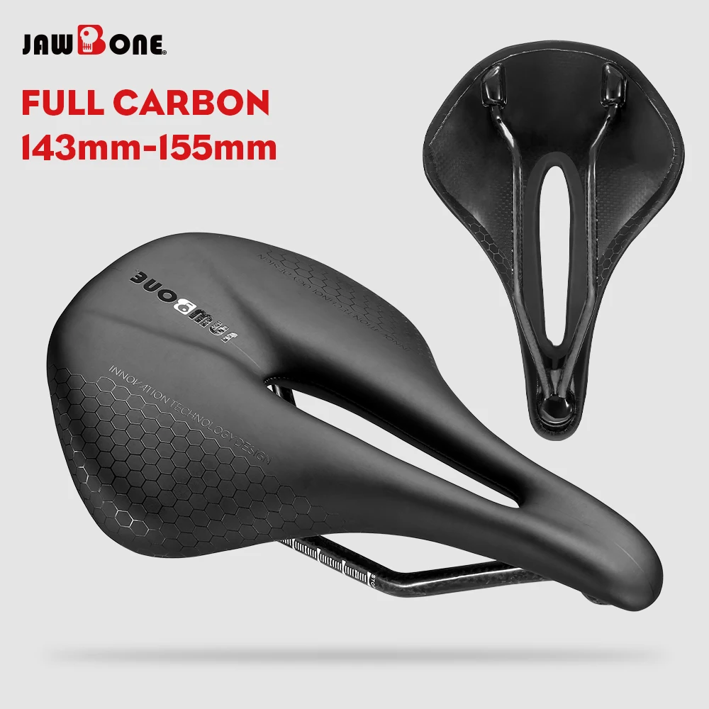 

RYET Bike Saddle 5D 6D 7D Ultralight 143mm 145mm 155mm Leather Road Mountain Full Carbon Cycling Seat Cushion MTB Bicycle Parts