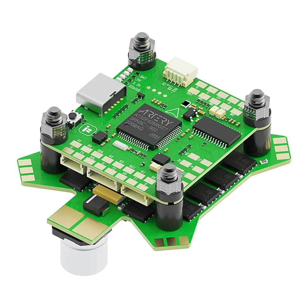 IFlight BLITZ ATF435 스택 ICM42688 32MB 블랙박스 (BLITZ E55 4-IN-1 ESC 2-6S Lipo 포함) 및 BLITZ 1.6W VTX 포함 RC FPV 드론용