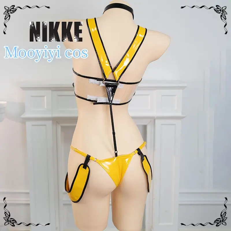 Nuevo disfraz de Cosplay de Elegg, juego de exposición de cómic de Navidad y Halloween, vestido de Anime para mujer, juego de S-L, traje de baño NIKKE en STOCK