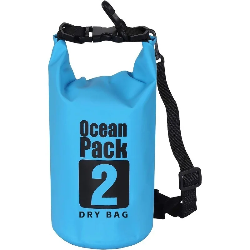 2L/5L/10L/20L /30 Waterproof Dry Bag Pocket Outdoor Diving Foldable Storage Beach Swimming Bag Rafting River Ocean Backpack
