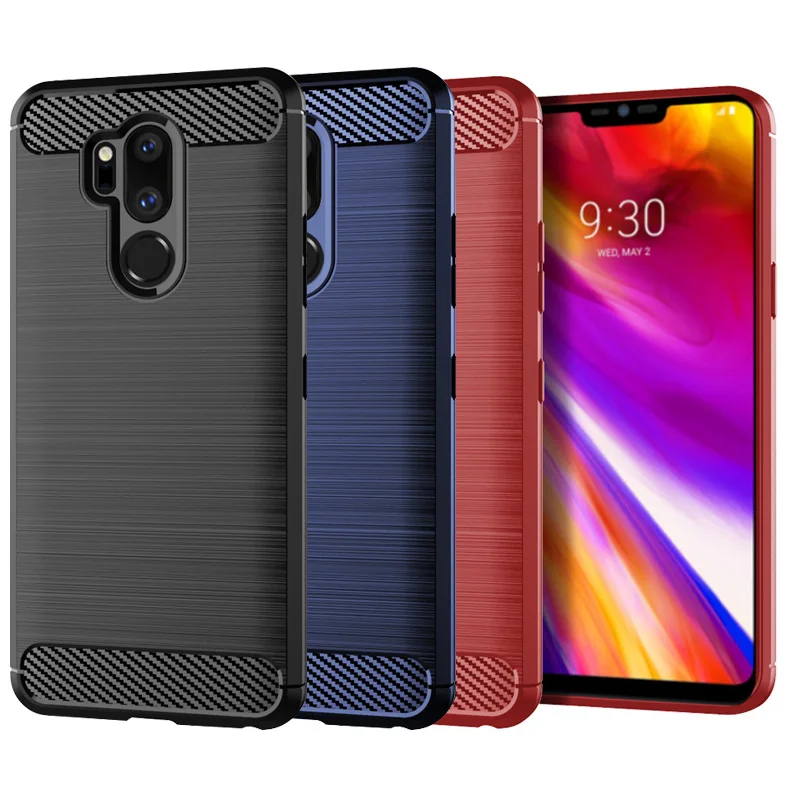 

Soft Case for LG G7 ThinQ/G7 Plus ThinQ/ G7 One, TPU Silicone Phone Cover Black Blue Red