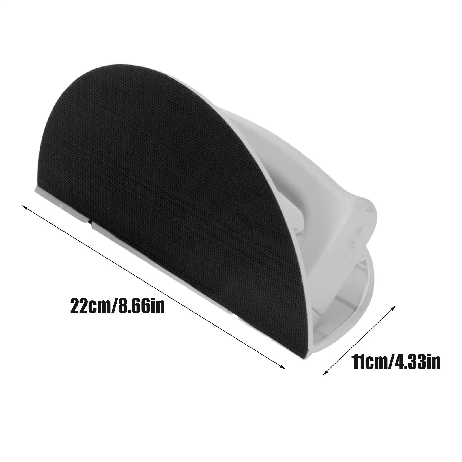 Outil multifonctionnel de ponçage d'angle Semi-circulaire, support de papier de verre d'angle, outil de polissage de mastic auto-adhésif haut de gamme