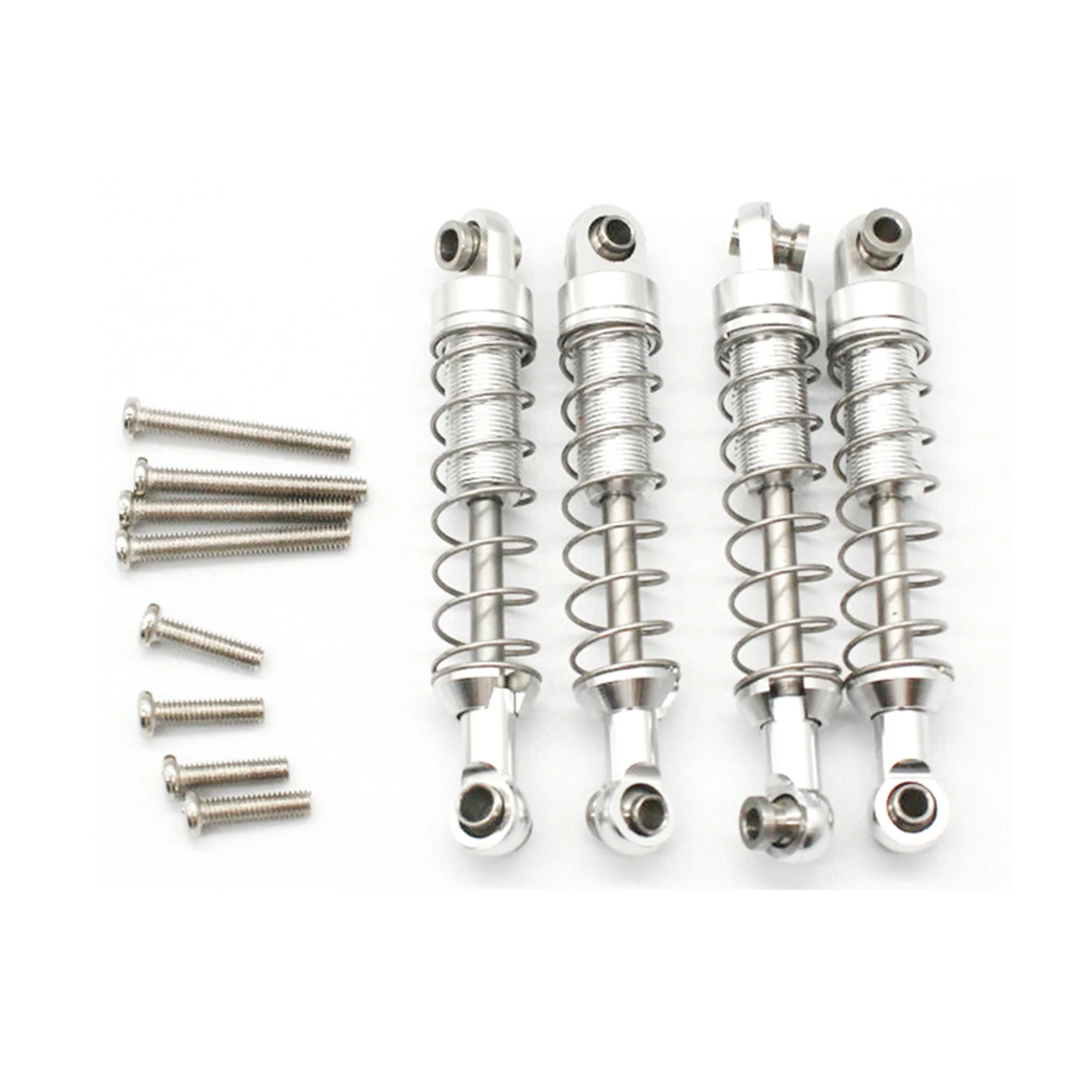 A30F-2 Set RC Car Part: 1 Set Metal Shock Absorber Damper & 1 Set Metal Steering Servo Fixed Mount Bracket