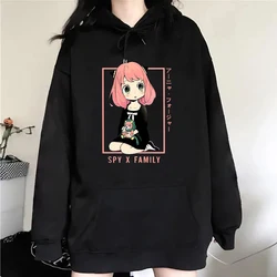 Mode Heren/Vrouwen Hoodie Anime Anya Forger Print Capuchon Lange Mouw Sweatshirts Herfst En Winter Persoonlijkheid Pullover