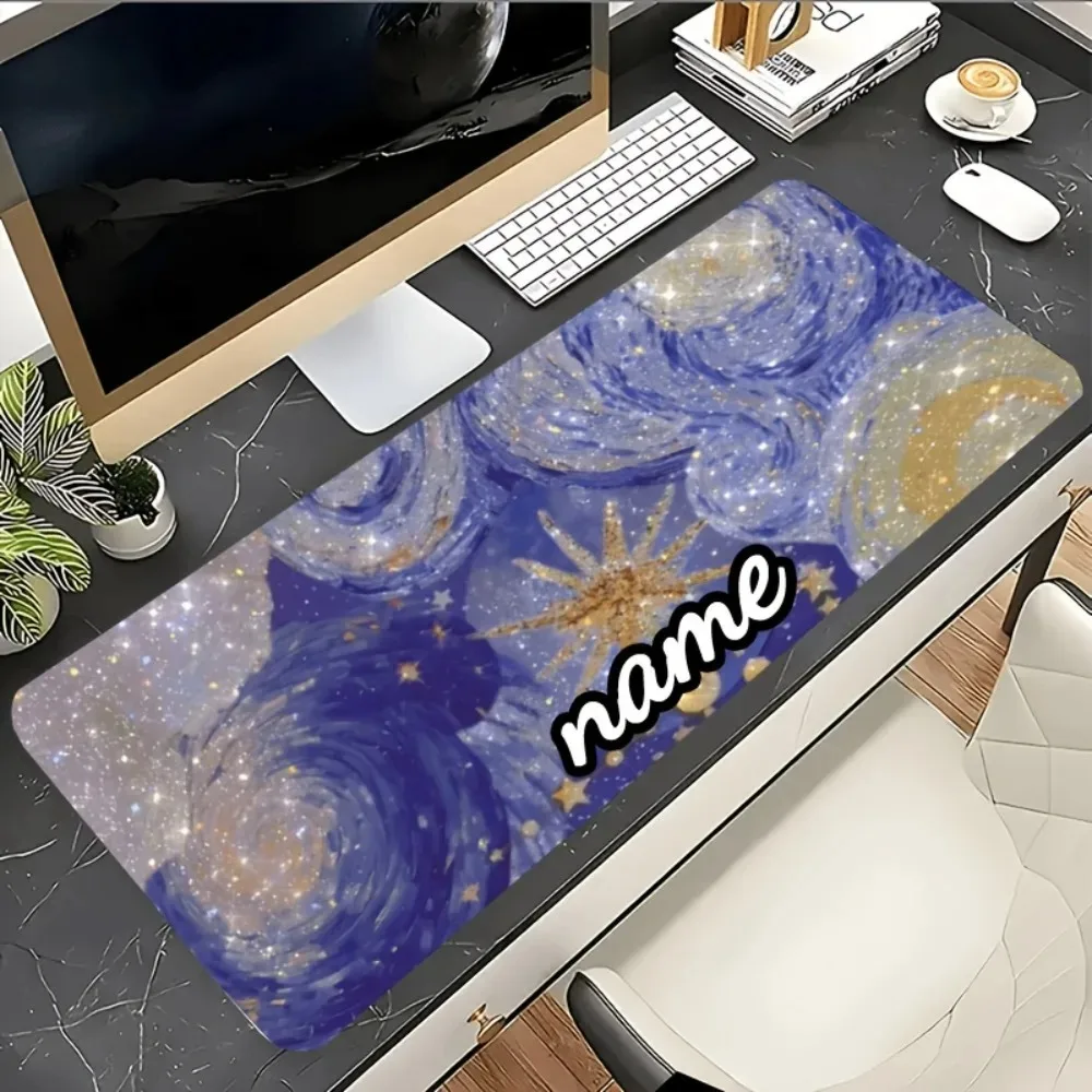 Galaxy Star Customizable Mouse Pad 1‑Pack, Rubber Base Desktop Accessory for Home & Gaming, Christmas & Birthday Gift