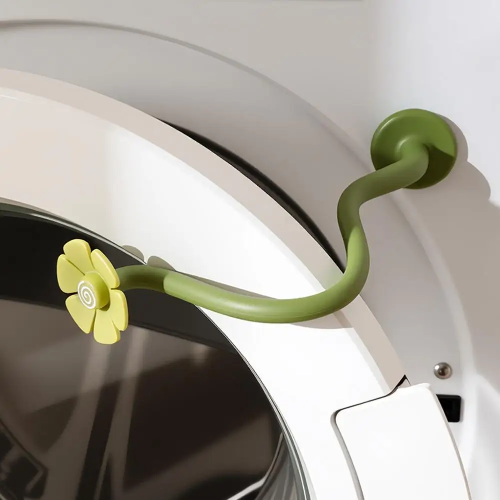 حامل باب غسالة الزهور، دعامة باب مغناطيسية للحمل الأمامي لمنع الرائحة، سدادة غسالة المجفف، غسيل قابل للإزالة