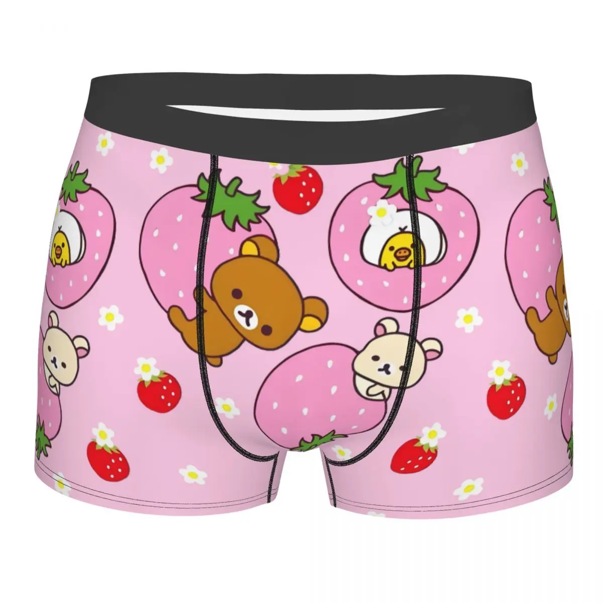 

Custom Male Fashion Comics R-Rilakkumas Cartoon Underwear Anime Boxer Briefs Breathable Shorts Panties Underpants