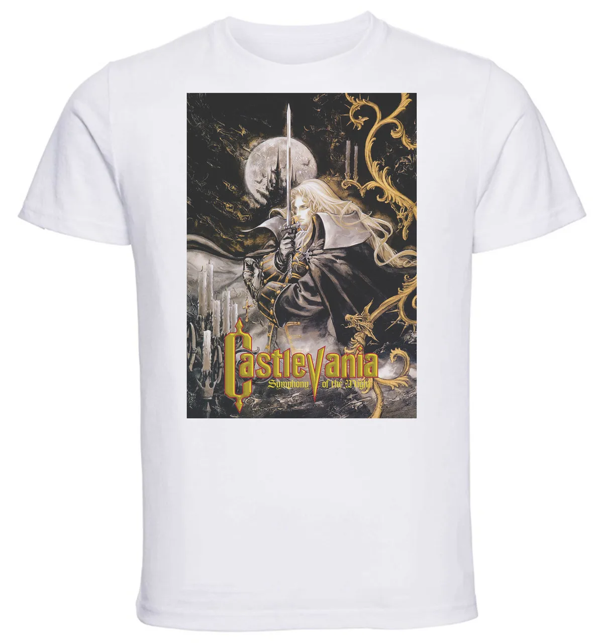 T-shirt Unisex - White - Castlevania