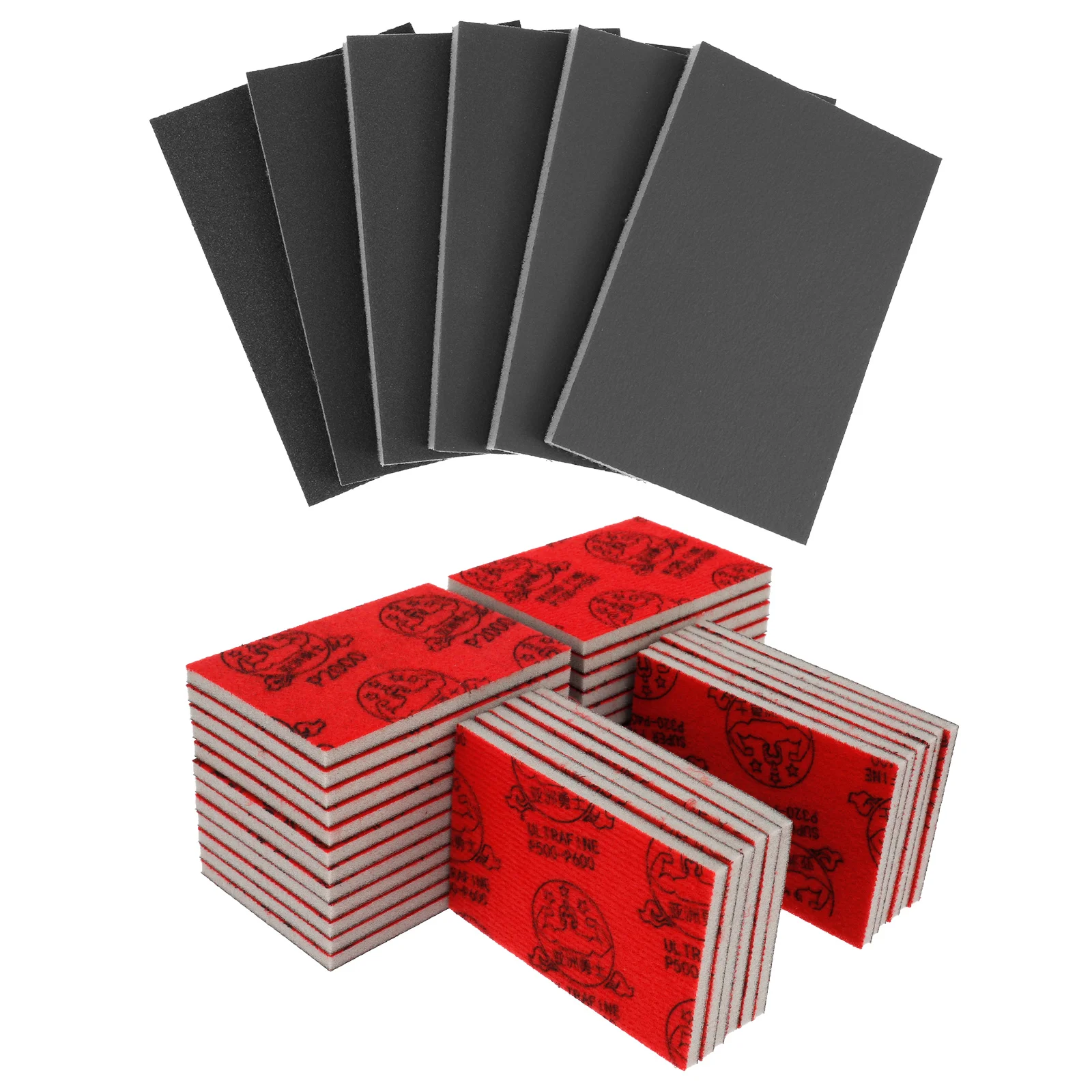 

320-2500 шлифовальная губка, многоразовые шлифовальные подушечки, портативные шлифовальные губки, многофункциональная сухая и влажная наждачная бумага для металла, дерева