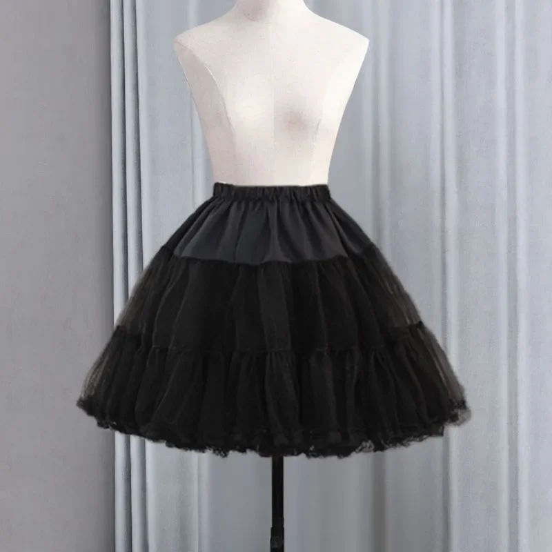 Coalfell Lolita Skirt Support Lolita Black Three Piece Set Daily Boneless Cloud Support Violent Fishbone Skirt Set