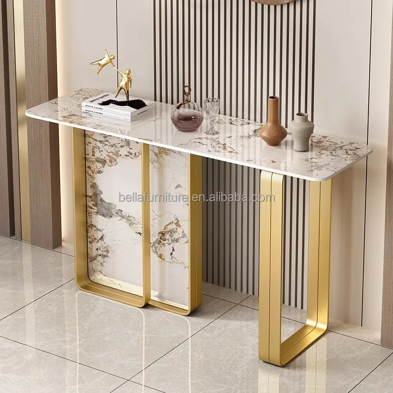 Modern Home Furniture Simple Design Entry Table Storage Cabinet for Kitchen Laundry or Hallway Living Room Console Tables