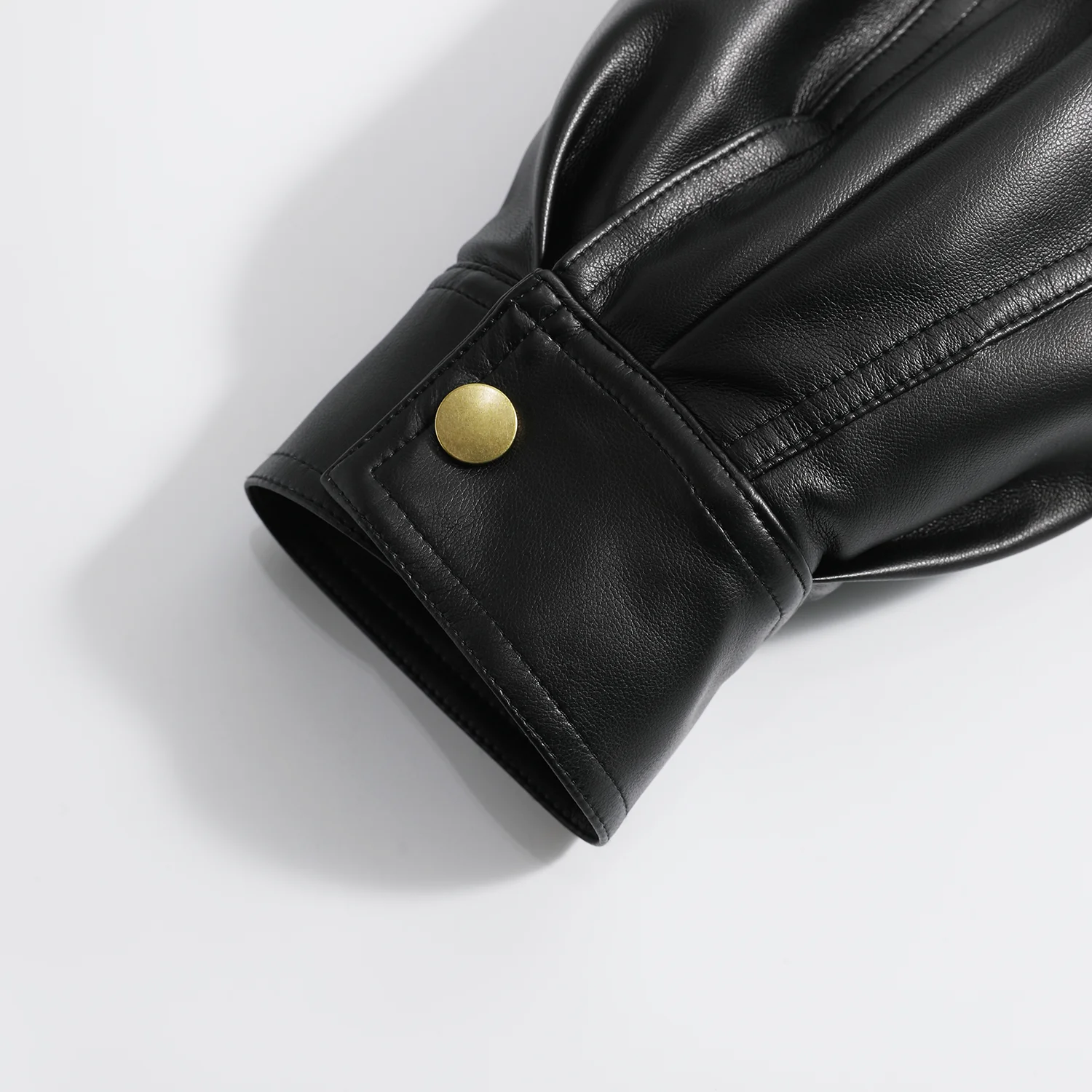 FORNIYOYO レディース パイロットジャケット カジュアルスタイル 長袖 PUレザーコート ファーカラー付き チェック柄 冬用アウター