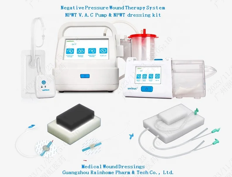 2026 Orthopedc  Instrument Negative Pressure  device Vac pump Closed Drainage Portable device with dressing NPWT  RH-S450