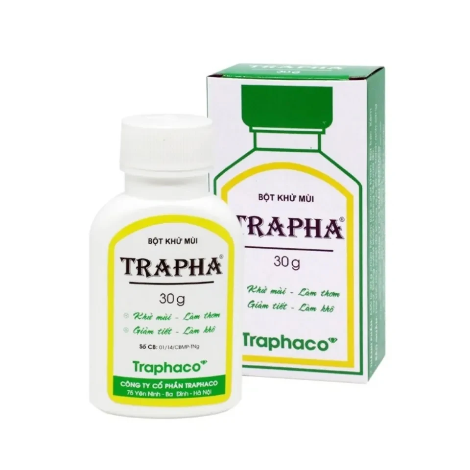 

Bột Khử traptrapha Khử hôhôhôh châh hôh ách H ách Traphaco Lọ 30g