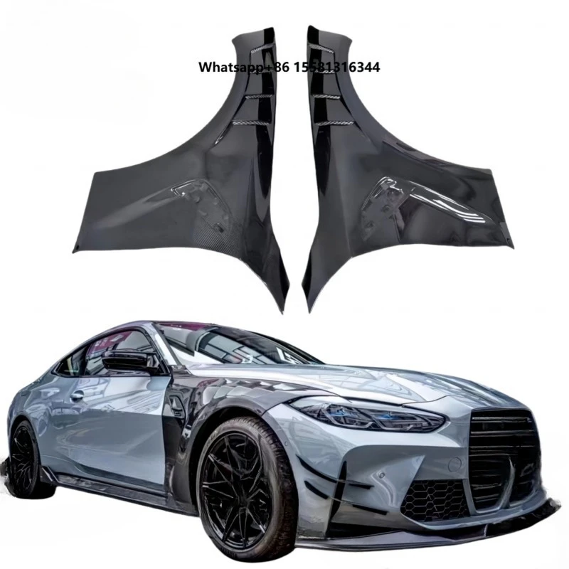 Wholesale Real Carbon Fiber Mudguards Fender Flares for  M3 G80 M4 G82 Auto Exterior Widebody Styling Upgrade Mod Parts