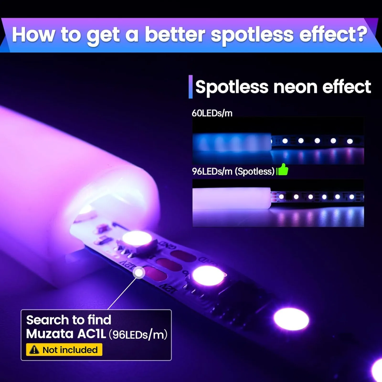 Silikon-LED-Kanal IP67 Wasserdicht Flexibler Biegbarer Diffusorkanal Passend für Neon-LED-Streifen mit einer Breite von bis zu 11MM USC2