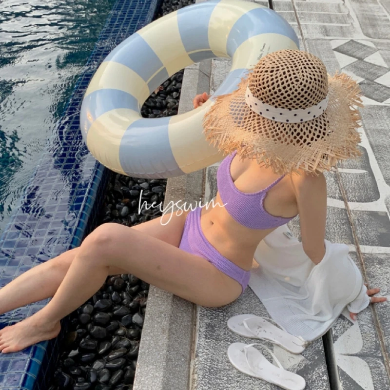 Badmode Dames 2024, bikinisets, damesbikini, effen kleur, badmode, backless, sexy tankini, tweedelig warmwaterpak