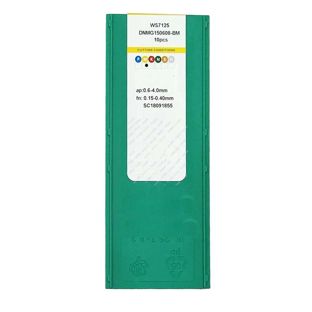 Original DNMG150604 DNMG150608 DNMG150612 -BM WS7125ซีเอ็นซีคาร์ไบด์เครื่องมือสำหรับสแตนเลส