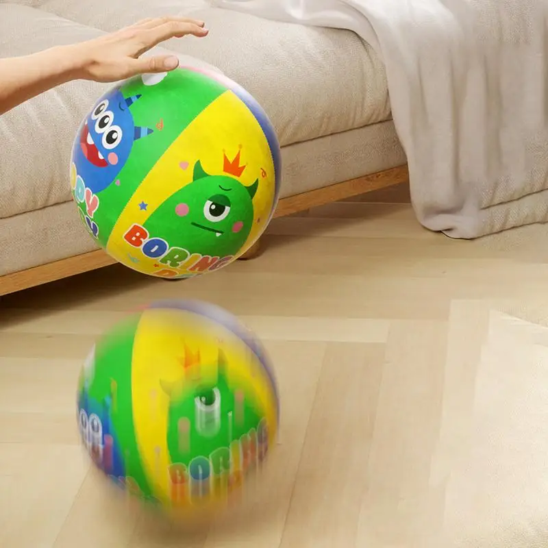 Silent Foam Basketball Printed Patterns Indoor Silent Basketball No Noise Silent Basketball Colorful Soundless Basketball Foam