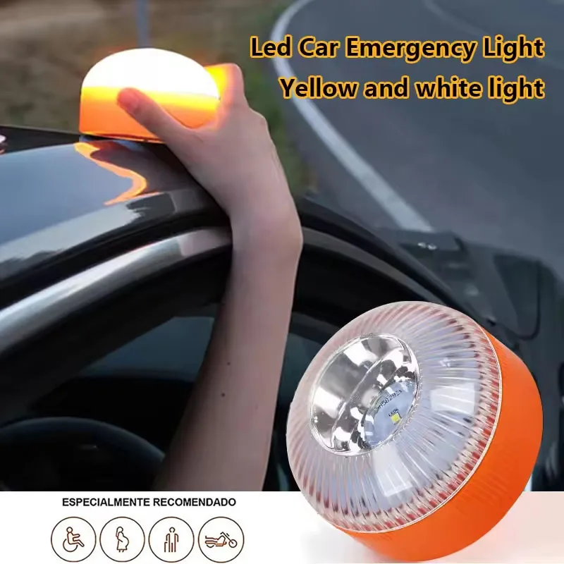 

Магнитная светодиодная сигнальная лампа для яркой аварийной вспышки, комплект модернизации, автомобильные аксессуары, стробоскопическая уличная дорожная лампа