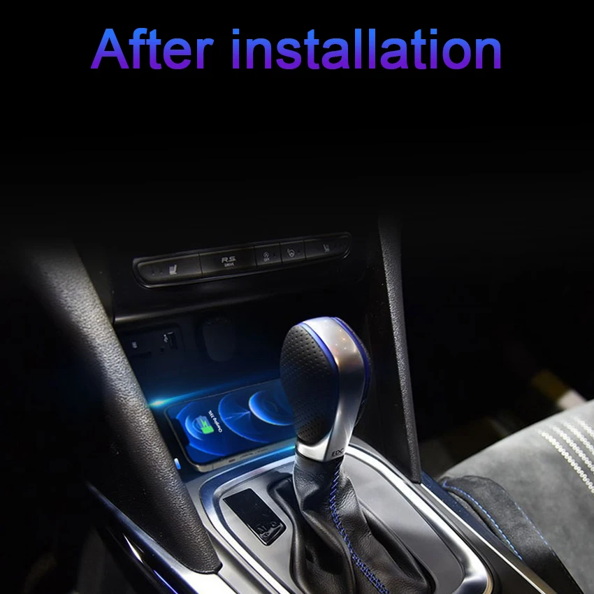 15W Car Wireless Charger For Renault Megane 2016 ~ 2019 2020 Accessories Interior Special Mobile Phone Fast Charging Plate Panel