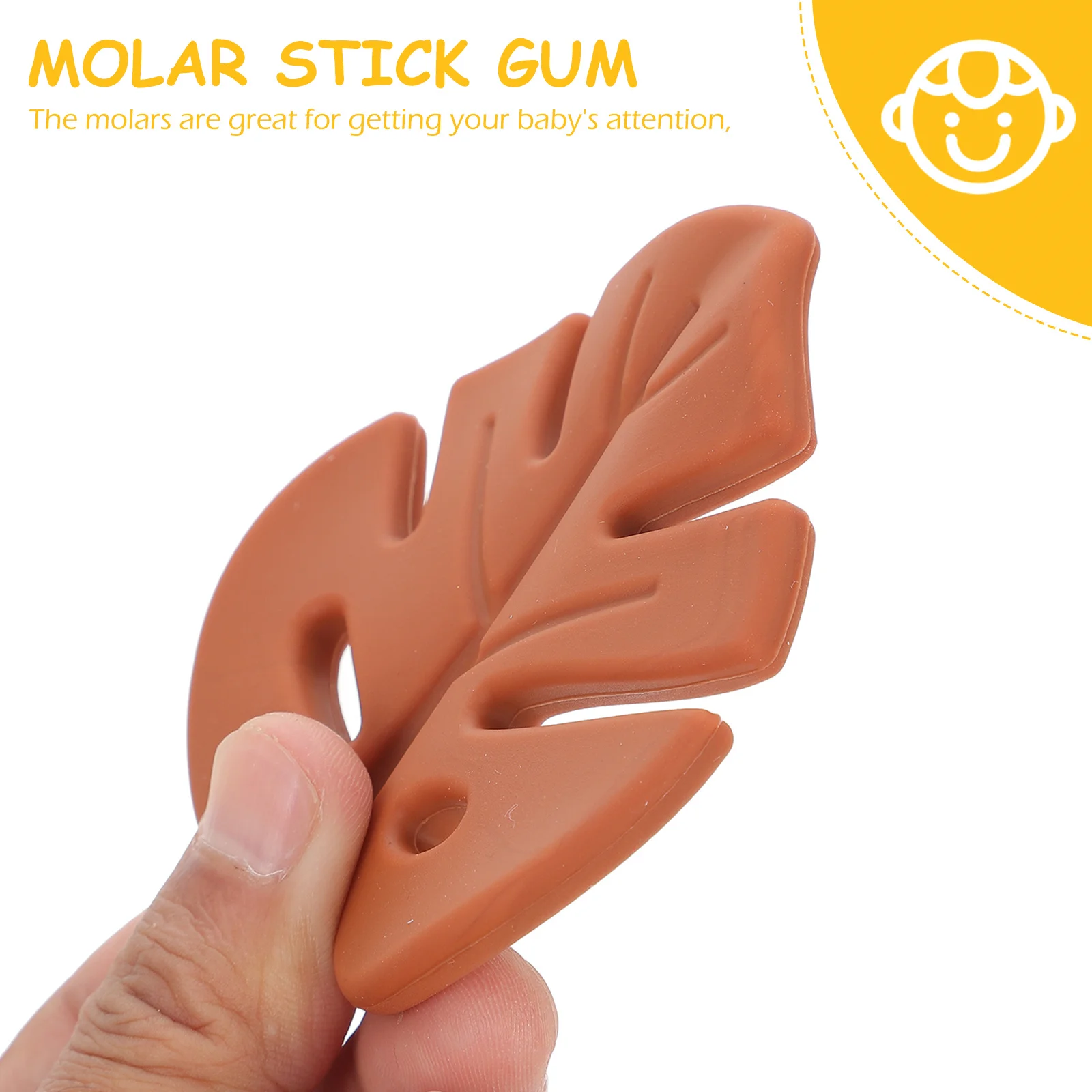 

Baby Teething Sticks Silicone Chew For Kids Biting Relief Molar Exercise Anti-Eating Hands Soothing Educational Molar