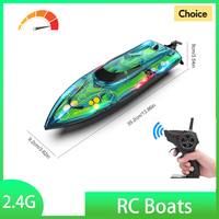 2.4G Radio Rc Boat 25Km/h 150m Speed Racing Boat Waterproof Electric RC Radio Remote Control Speedboat child Toys Gifts For boys