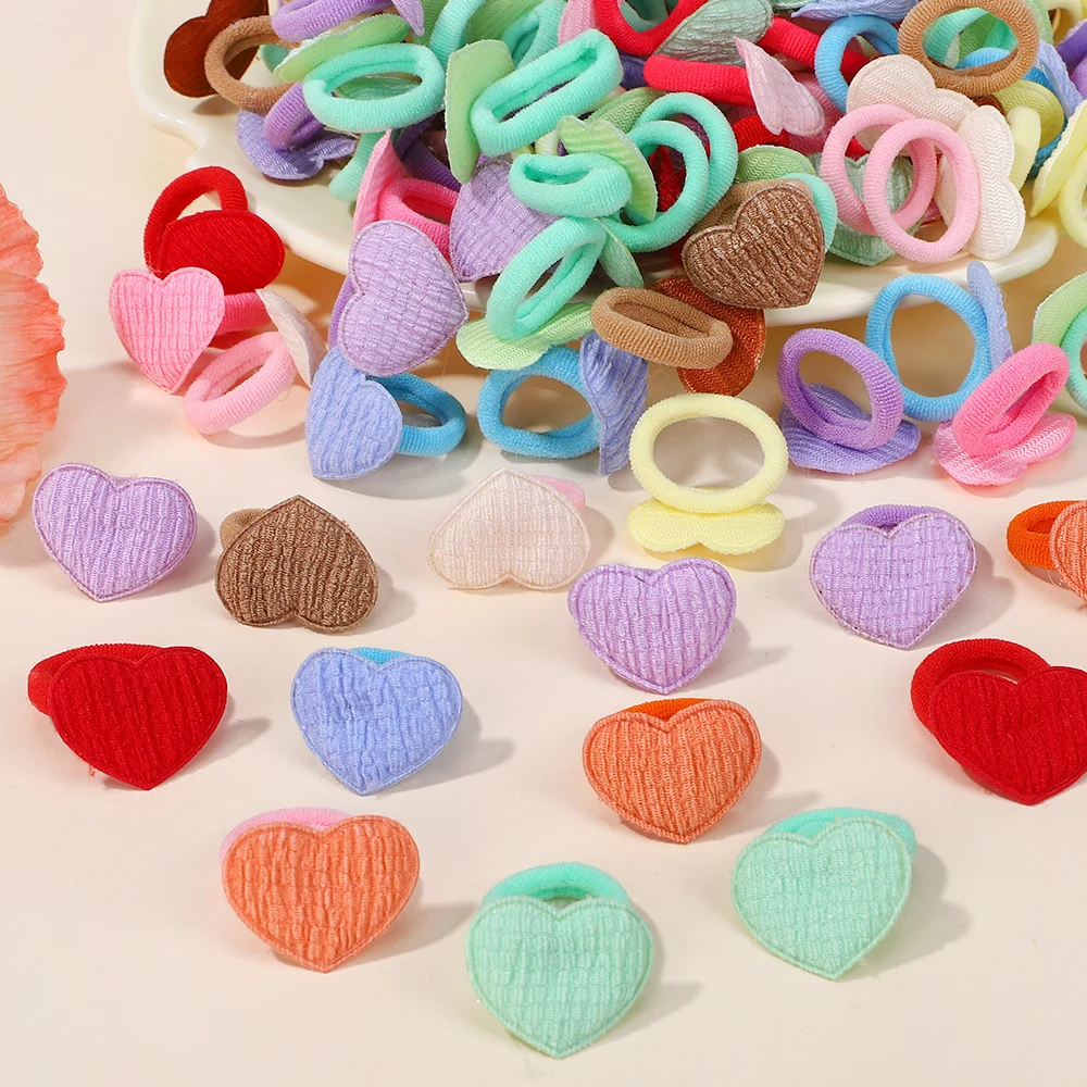 20pcs/lot Kids Elastic Hair Bands Girls Rubber Band For Children Sweets Scrunchie Hair Ties Cute Baby Hair Accessories - Image 5