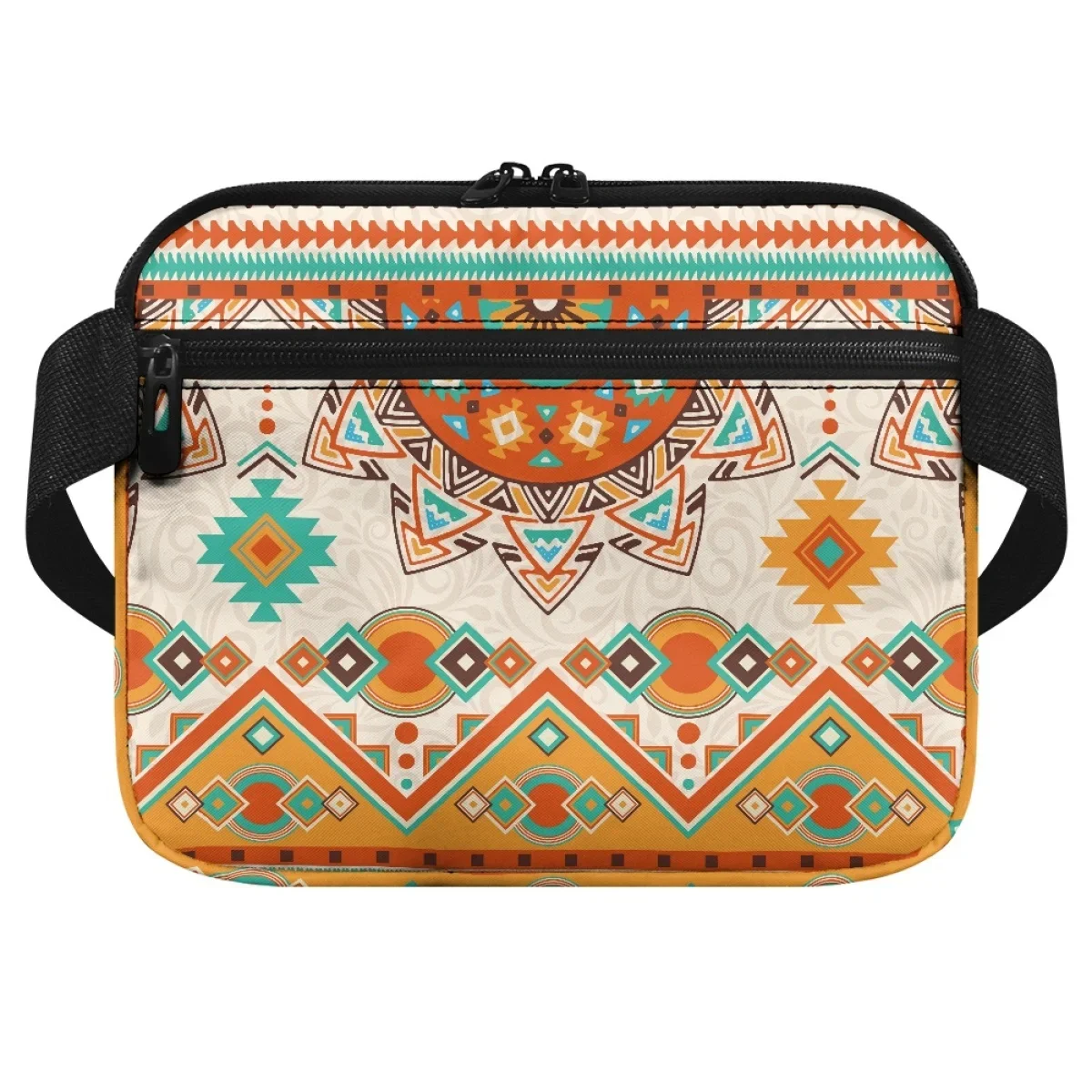 Luxury Tribal Ethnic Design Fashion Waist Bag Hospital Work Portable Adjustable Belt Bag Multi Pocket Medical Tool Storage Pouch